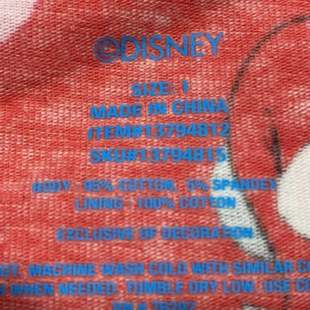 NWT TORRID Hipster Pantie Underwear Sz 1 Red Disney Mickey Donald Christmas